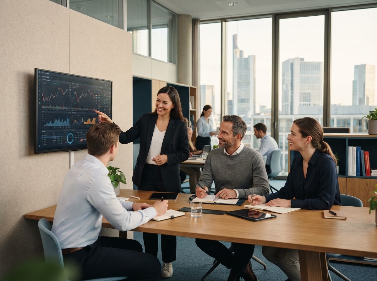 Tradebeta analytical workspace representing data-driven investment decision support